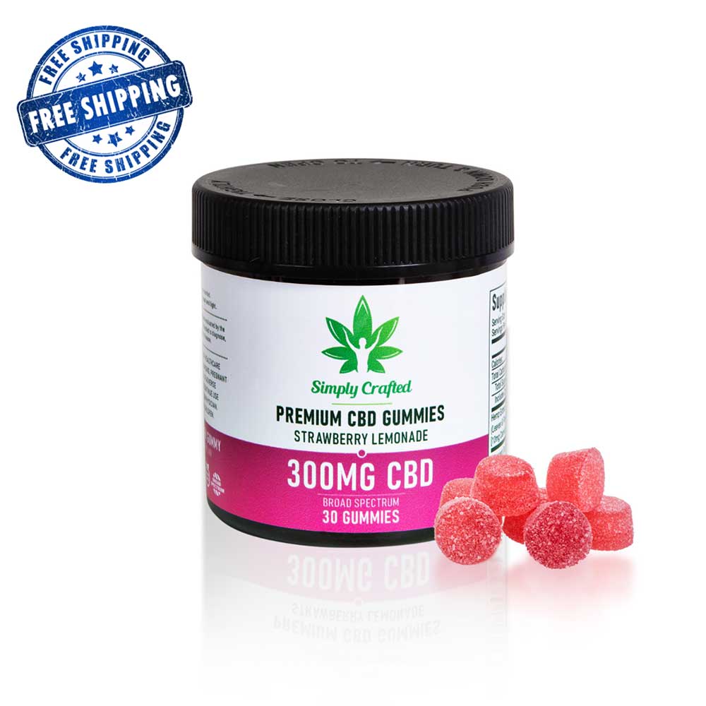 edd2.jpg 300mg CBD Gummies - Strawberry Lemonade - Image 1